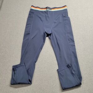 Savage X Fenty Lineup High Waist Pocket Blue With Bright Orange Waistline